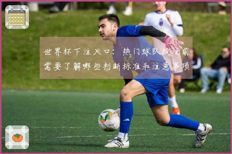 世界杯下注入口：热门球队投注前需要了解哪些判断标准和注意事项