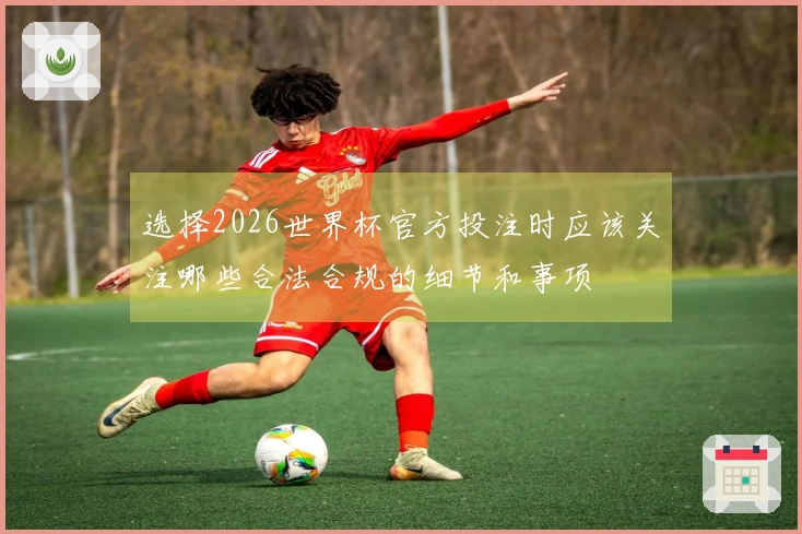 选择2026世界杯官方投注时应该关注哪些合法合规的细节和事项